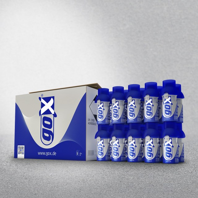 goX – medizinischer Sauerstoff in Dosen - 4 Liter, 8 Einzeldosen