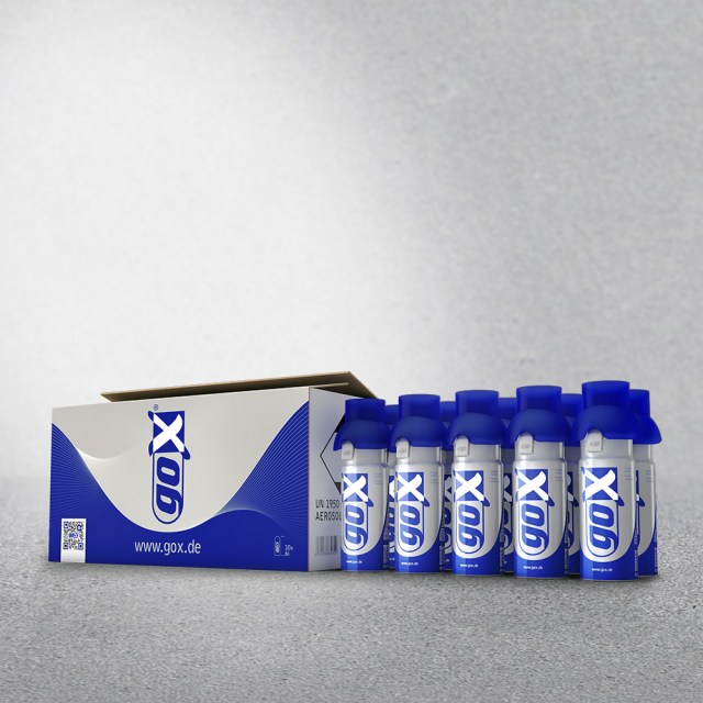 goX – medizinischer Sauerstoff in Dosen - 6 Liter, 8 Einzeldosen