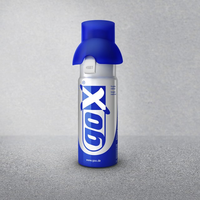 goX – medizinischer Sauerstoff in Dosen - 6 Liter Einzeldose